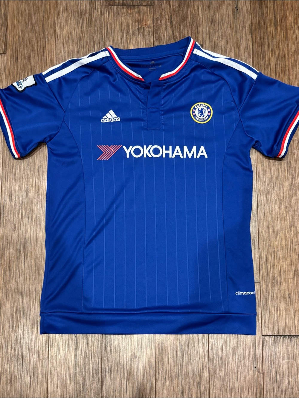 adidas Chelsea FC Kids Home Jersey - Blue with White & Red Trim